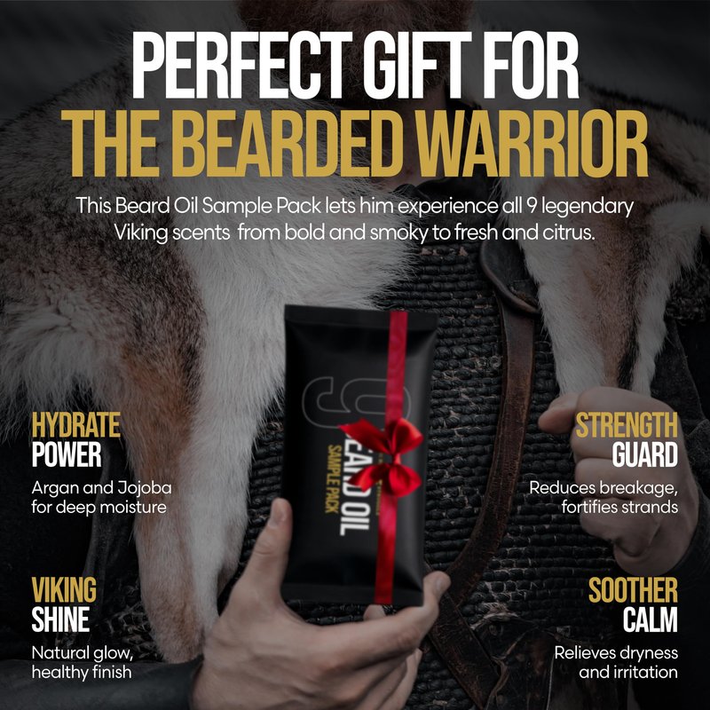 The Beard Struggle 9 Beard Oil Voyager Sample Pack, Variety Beard Oil for Men Sampler with 9 Different Scents, All Natural Ingredients, Beard Growth Oil for Soft and Healthy Hair, Day Liquid Tonic
