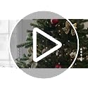 HOHIYA 30PCS Clear Crystal Icicle Christmas Ornaments