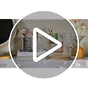 DASITON Iridescent Glass Makeup Brush Holder - Multifunctional Organizer