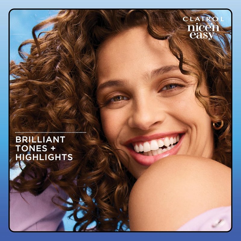 Clairol Nice'n Easy Permanent Hair Dye - 8S Soft Silver | 100% Gray Coverage & Natural Shine