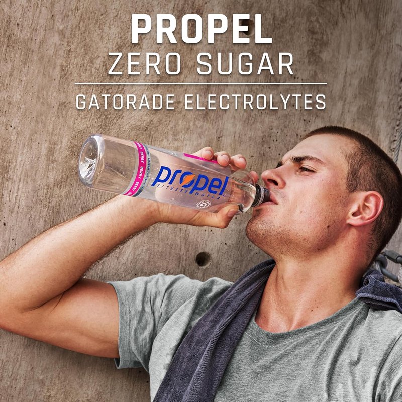 Propel Kiwi Strawberry Zero Calorie Sports Water - Electrolytes & Vitamins C&E | 16.9 Fl Oz (12 Pack)