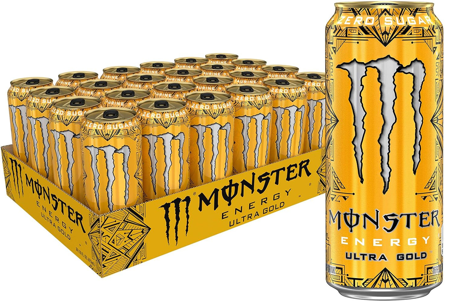 Monster Energy Zero Ultra Sugar Free Energy Drink - 16 Oz | Pack of 15 Cans
