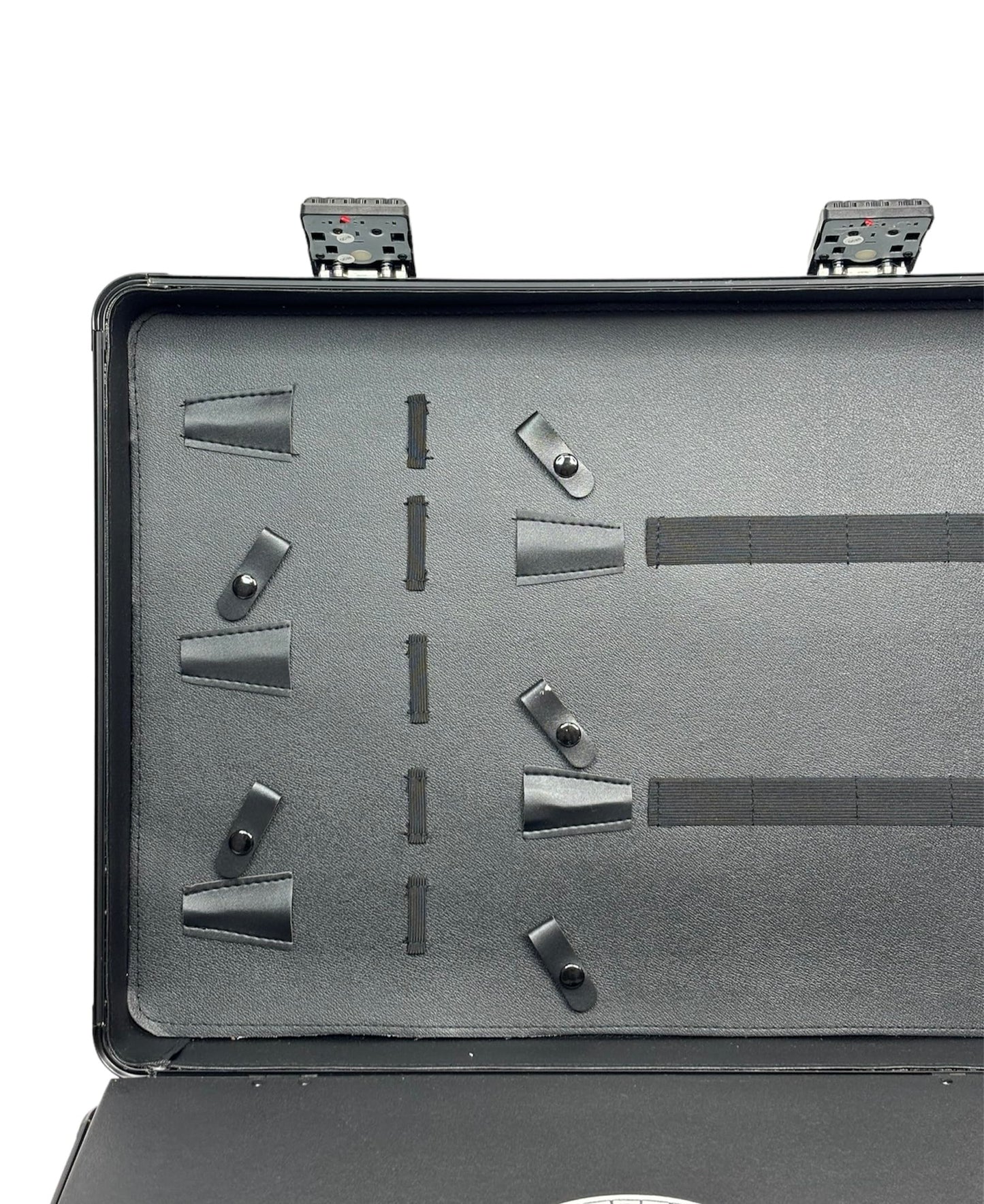 MANE TAME Barber Case – Executive Mobile Barber Station- Black - Includes Speakers and Combination Locks