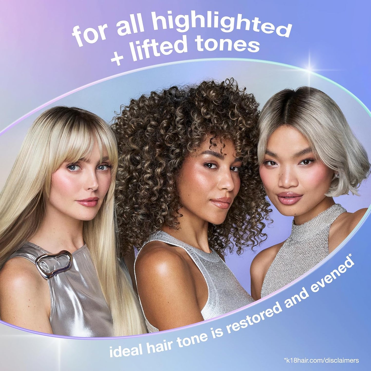 K18 TripleBright Purple Shampoo - Oxidation Defense for Brighter Blonde | Non-Staining, 4.2 Fl Oz