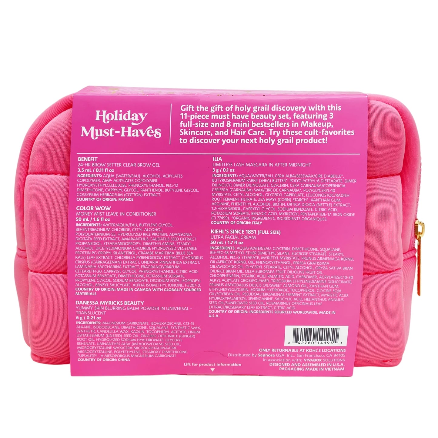 Sephora Favorites Holiday Must-Haves 11-Piece Gift Set – Includes 3 Full-Size & 3 Mini Favorites