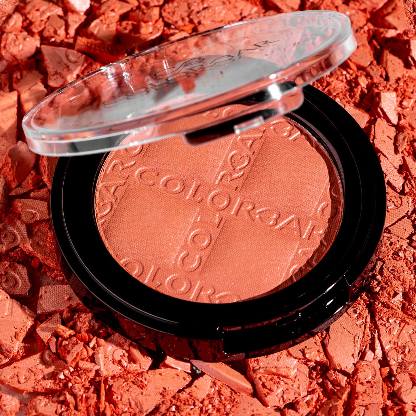 Colorbar Cheekillusion Blush - Lightweight and Silky Powder Blush - Long-lasting and Smudge-proof - Buildable Color - 016 Sweet Scarlet - 0.14 oz