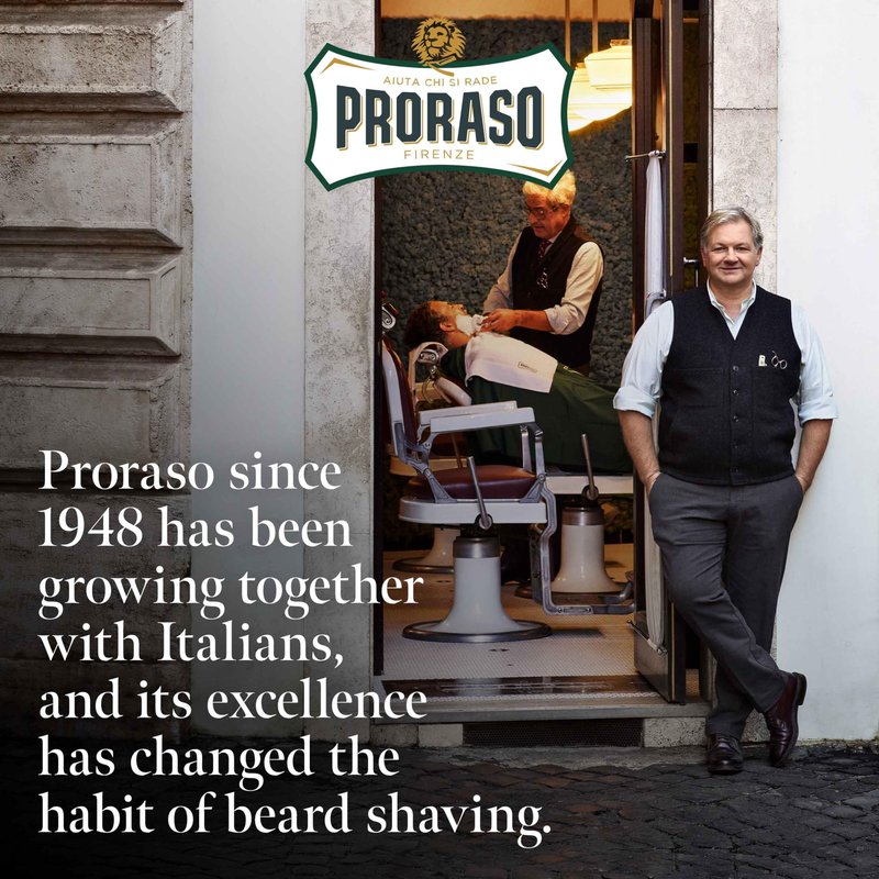 Proraso Hot Oil Treatment for Beards - Beard Oil for Dry Hair - Conditions and Repairs Damaged Facial Hair - Four 0.6oz Treatments