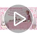 Pink Bow 1st Birthday Tablecloths - 3 Pack Disposable Decor