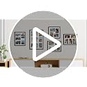 Vittanly 8x14 Collage Picture Frame for 3x 4x6 Photos - White