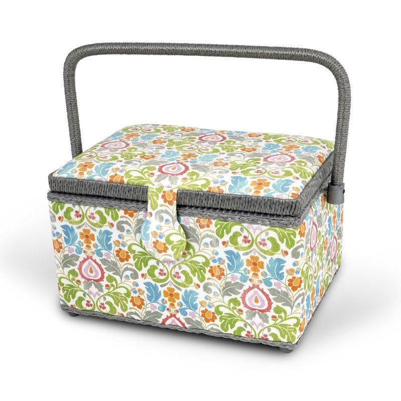 Dritz Medium Sewing Basket Kit Filled with Essential Sewing Supplies