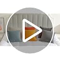 Stellhome Pack of 2 Velvet Throw Pillow Covers, 12x20 inch, Silver Blue