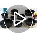 TeamFar 4-Inch Non-Stick Round Cake Pan Set of 3 - Healthy Stainless Steel