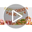 Chicken Wing Day Banner for BBQs & Parties - Pre-Strung Decor