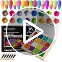 GEL PARTY Nail Pigment Palette - 16 Matte Colors for Ombre Art