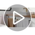 Over Cabinet Towel Holder - 2 Pack Stainless Steel Towel Bars for Kitchen