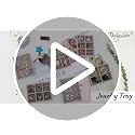 DesignSter Stackable Velvet Jewelry Tray Set - 2PCS Ring Organizer