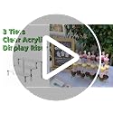 3-Tier Clear Acrylic Cupcake Stand for Elegant Displays