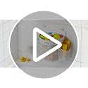 Austion Hanging Bath Toy Storage with Quick-Dry Mesh - Space-Saving Organizer for Kids