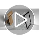 4x6 Black Plastic Picture Frame Set of 6 - Shatterproof Acrylic