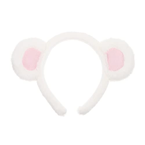Cute Bear Ears Headband - Soft Cloth Hair Accessory for Women and Kids