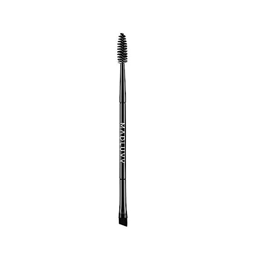 MADLUVV Duo Eyebrow Brush - Angled & Spoolie for Precision Makeup