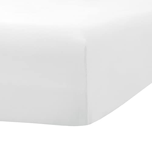 Ghooss Queen Size Fitted Sheet, Soft Microfiber, Deep Pocket