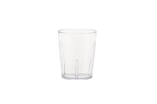 GET 6 oz Clear Plastic Juice Glass Set of 4 - Shatterproof, BPA-Free, Dishwasher Safe