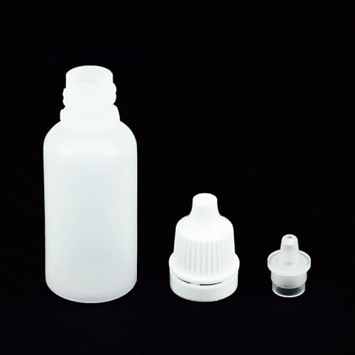 2 Pack 15ml Plastic Dropper Bottles - Refillable Travel Containers