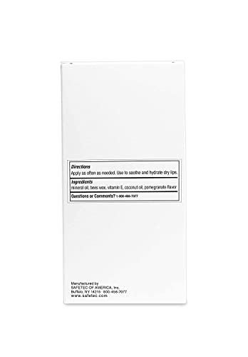 Safetec Pomegranate Lip Balm - 144 Count Moisturizing Therapy