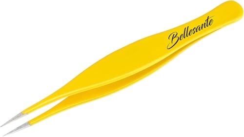 Bellesante Surgical Grade Precision Tweezers - Stainless Steel Eyebrow & Splinter Tool