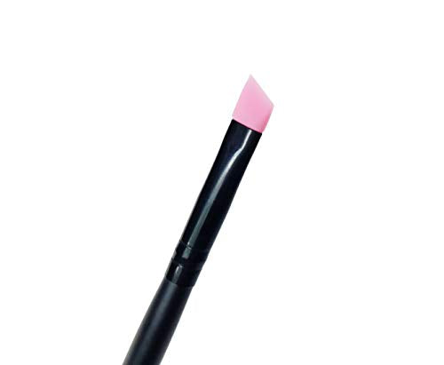 Eva Jane Silicone Detail Angle Brush Set for Makeup Eyebrows Nails