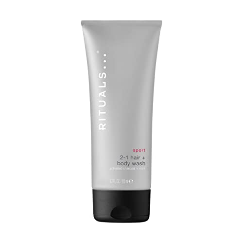 RITUALS Invigorating 2-in-1 Shampoo & Body Wash with Charcoal & Mint - 6.7 Fl Oz