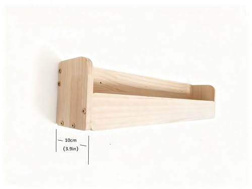 Solid Wood Bookshelf Organizer for Kids & Adults - Set of 2