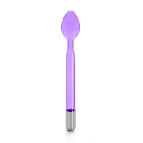 Violet Glass Tube Electrode Spoon for Facial Machines - Elitzia ETJX006