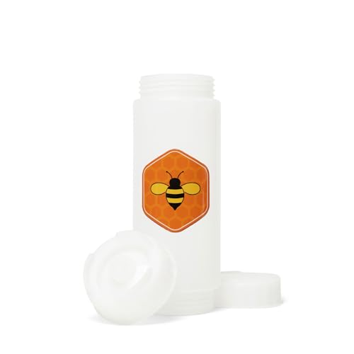Brenium 18oz FIFO Honey Dispenser Bottle - No-Drip Control, BPA-Free