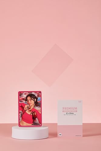 Kpop Photocard Sleeves - Clear Polypropylene Protectors (100 Pack)