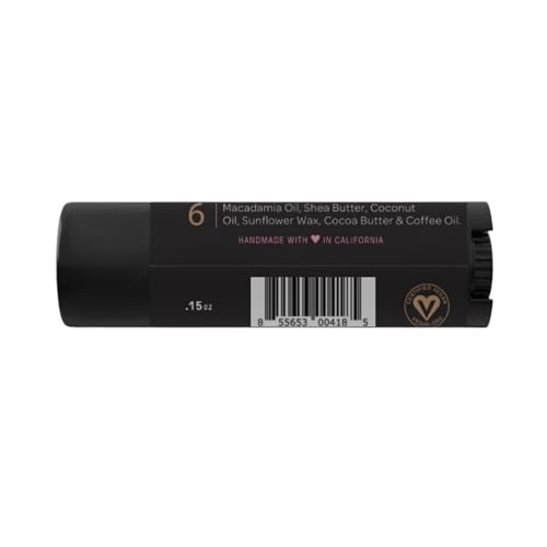 Ellovi Natural Coffee Lip Butter, Vegan Moisturizing Lip Balm (3 Pack)