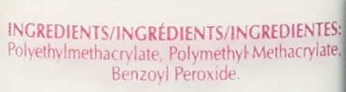 SuperNail Clear Nail Powder, 4 Ounce - Strong Adhesive Formula
