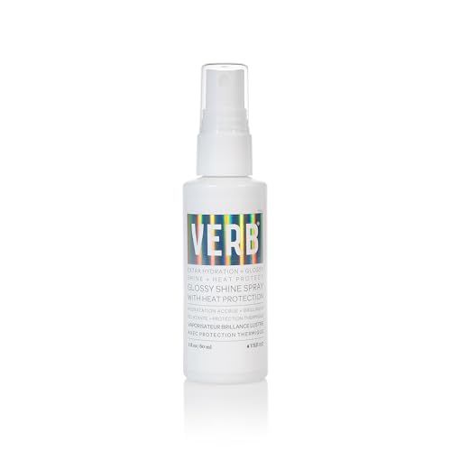 Verb Glossy Shine Spray | Hydrating Heat Protectant for Hair