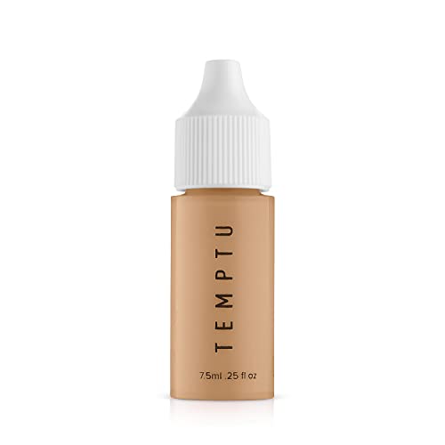 TEMPTU SilkSphere Airbrush Foundation 3.5N/W Buff - 4-in-1 Liquid Makeup, Medium to Full Coverage, Luminous Finish