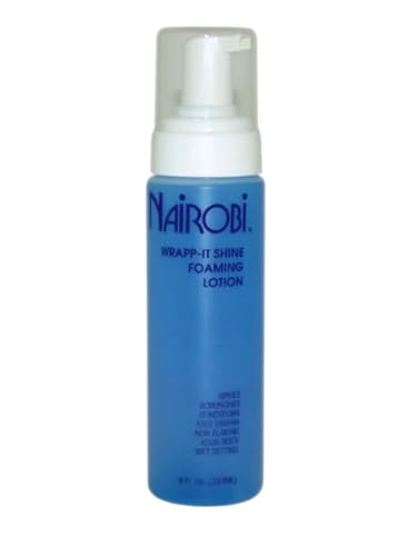 Wrapp-It Shine Foaming Lotion 8 oz - Heat Protectant & Shine for Hair
