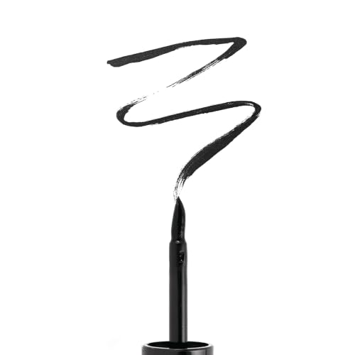 Palladio Liquid Eyeliner Black - Waterproof, Highly Pigmented, Precise Felt Tip, Cruelty-Free