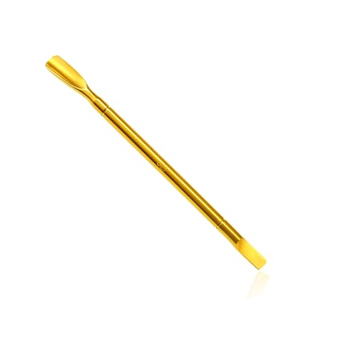 Gold Cuticle Pusher Tool, Double-Ended 14cm for Nail Care