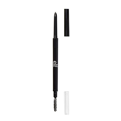 e.l.f. Ultra Precise Brow Pencil, Dual-Ended, Ultra Fine Tip Defines & Fills Eyebrows, Creamy Formula, Vegan & Cruelty-Free, Neutral Brown