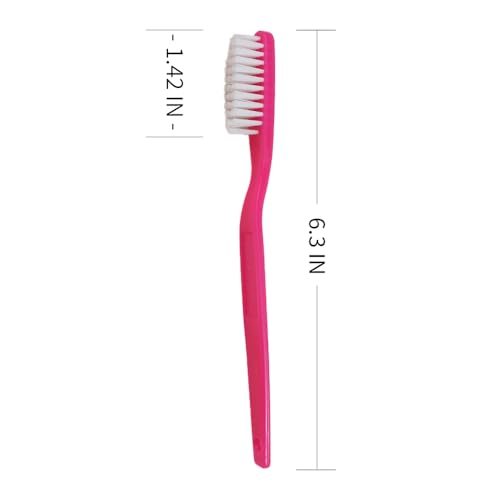 DR PERFECT Hard Bristle Manual Toothbrush Pack of 12 for Smokers