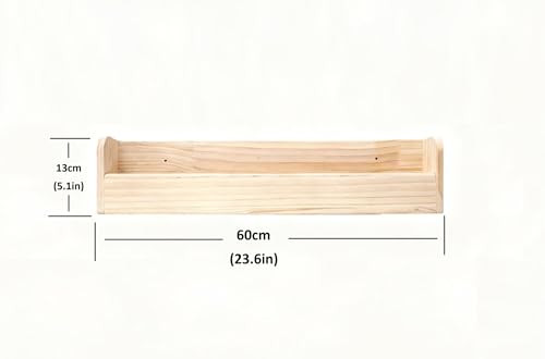 Solid Wood Bookshelf Organizer for Kids & Adults - Set of 2