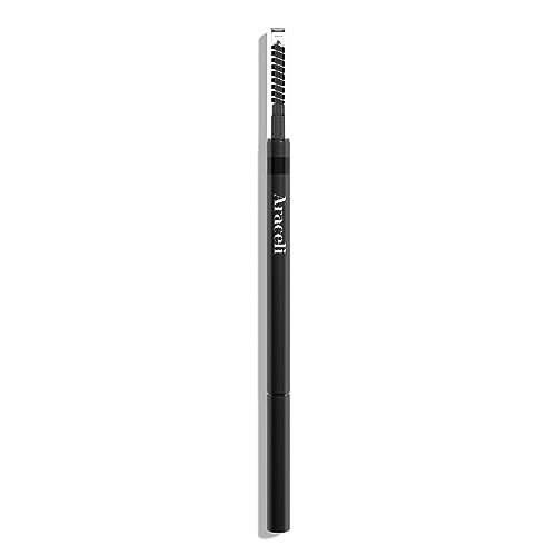 Araceli Waterproof Eyebrow Pencil for Women, Smudge-Proof, Soft Black