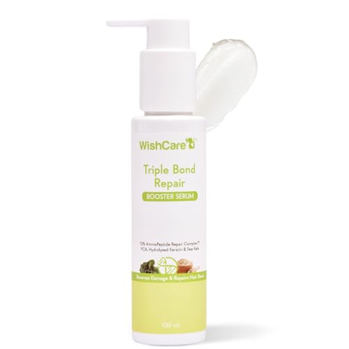 WishCare Triple Bond Repair Booster Serum - 10% Aminopeptide Complex - Hair Repair Serum (Hair Repair Serum) 100ml