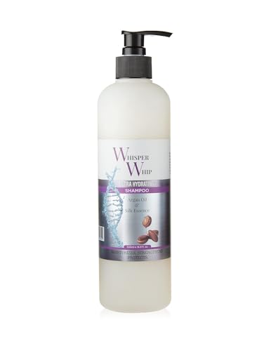 Whisper Whip Ultra Hydrating Shampoo, Moisturizing Argan Oil Hair Cleanser