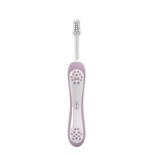 Chicco Lilac Baby Toothbrush for 6 Months & Up – Pack of 1, Purple